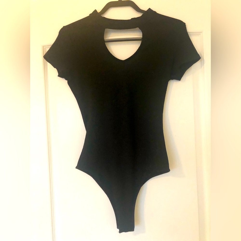 Black Choker Bodysuit